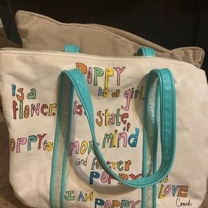 Coach poppy purse